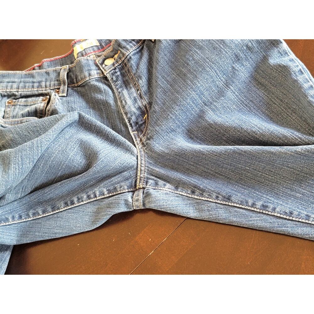 LEVIS 550 Relaxed Boot Cut Medium Wash Denim Jeans Womens Size 10 Medium - Picture 15 of 16